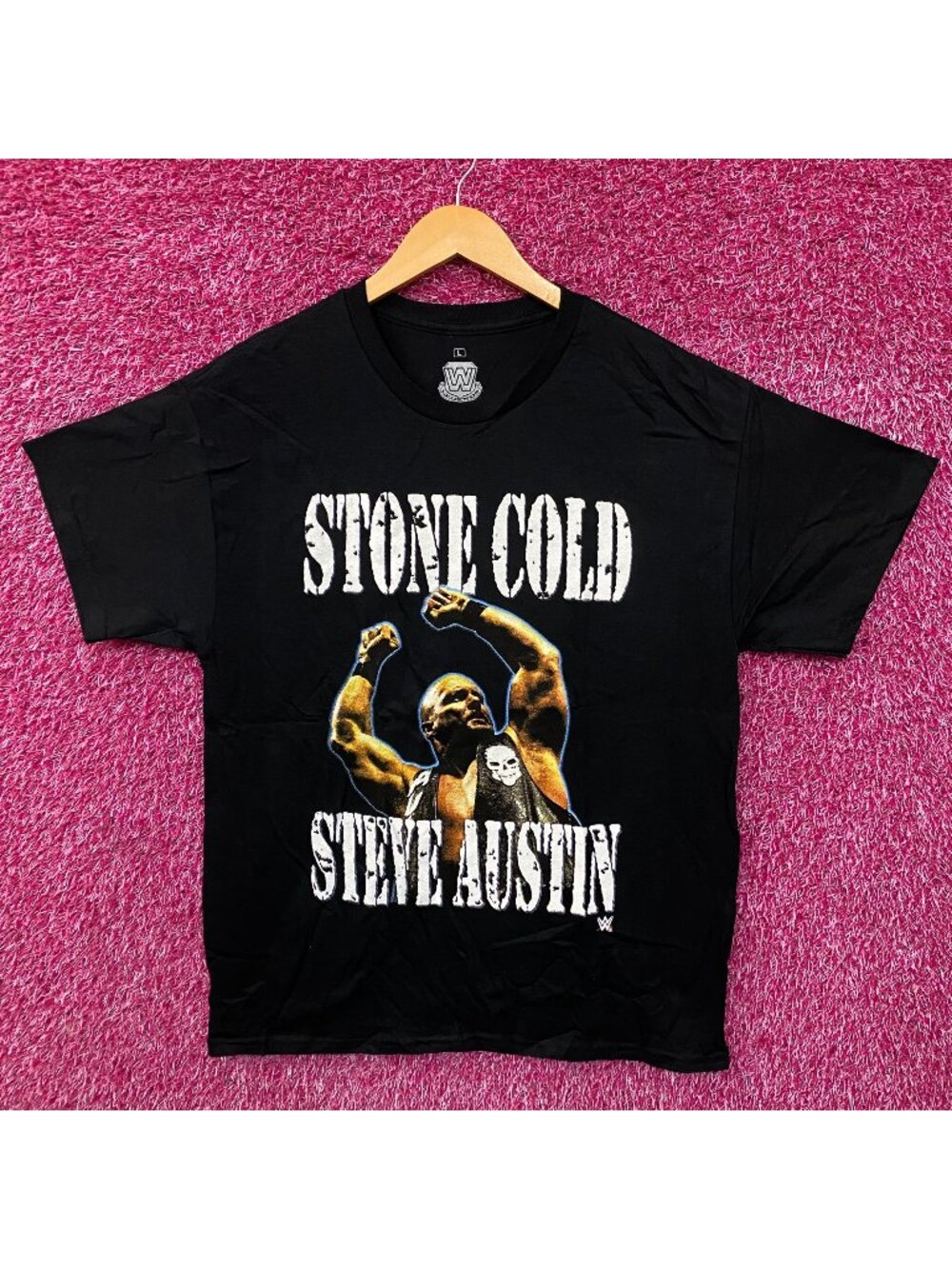 WWE Stone Cold Steve Austin Vintage Style Graphic T-Shirt Large